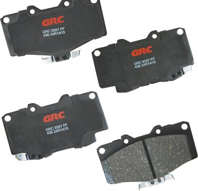 GRC GCD436 - Kit de plaquettes de frein, frein à disque cwaw.fr