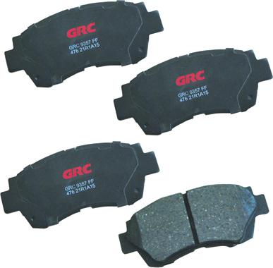 GRC GCD476 - Kit de plaquettes de frein, frein à disque cwaw.fr