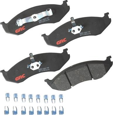 GRC GCD477 - Kit de plaquettes de frein, frein à disque cwaw.fr