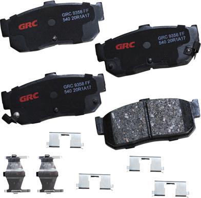 GRC GCD540 - Kit de plaquettes de frein, frein à disque cwaw.fr