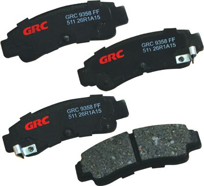 GRC GCD511 - Kit de plaquettes de frein, frein à disque cwaw.fr