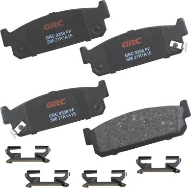 GRC GCD588 - Kit de plaquettes de frein, frein à disque cwaw.fr