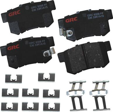 GRC GCD536 - Kit de plaquettes de frein, frein à disque cwaw.fr