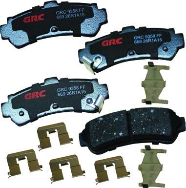 GRC GCD669 - Kit de plaquettes de frein, frein à disque cwaw.fr