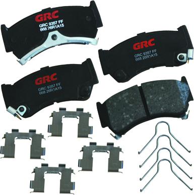 GRC GCD668 - Kit de plaquettes de frein, frein à disque cwaw.fr