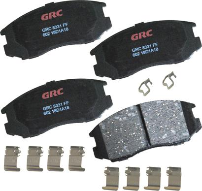 GRC GCD602 - Kit de plaquettes de frein, frein à disque cwaw.fr