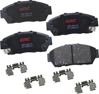 GRC GCD617 - Kit de plaquettes de frein, frein à disque cwaw.fr