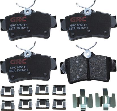 GRC GCD627A - Kit de plaquettes de frein, frein à disque cwaw.fr