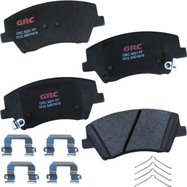 GRC GCD1912 - Kit de plaquettes de frein, frein à disque cwaw.fr