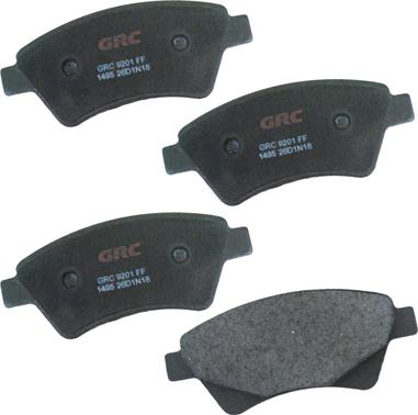 GRC GCD1495 - Kit de plaquettes de frein, frein à disque cwaw.fr