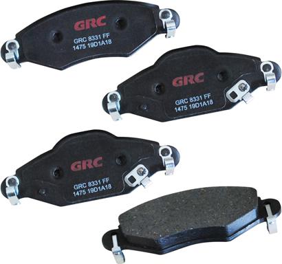 GRC GCD1475 - Kit de plaquettes de frein, frein à disque cwaw.fr