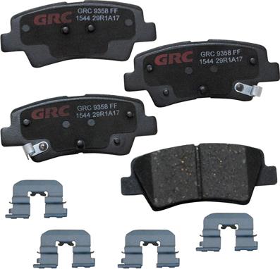 GRC GCD1544 - Kit de plaquettes de frein, frein à disque cwaw.fr