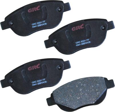 GRC GCD1541 - Kit de plaquettes de frein, frein à disque cwaw.fr