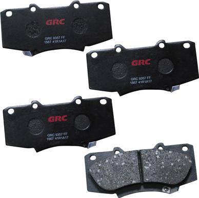 GRC GCD1567 - Kit de plaquettes de frein, frein à disque cwaw.fr