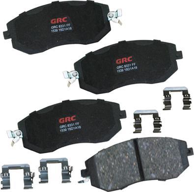 GRC GCD1539 - Kit de plaquettes de frein, frein à disque cwaw.fr