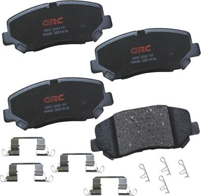 GRC GCD1640A - Kit de plaquettes de frein, frein à disque cwaw.fr