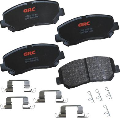 GRC GCD1640 - Kit de plaquettes de frein, frein à disque cwaw.fr