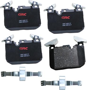 GRC GCD1609 - Kit de plaquettes de frein, frein à disque cwaw.fr