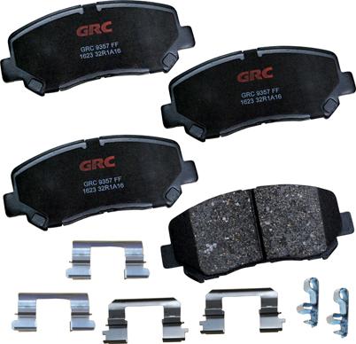 GRC GCD1623 - Kit de plaquettes de frein, frein à disque cwaw.fr