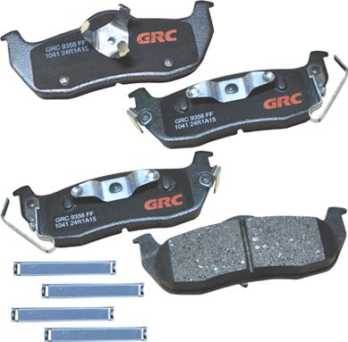 GRC GCD1041 - Kit de plaquettes de frein, frein à disque cwaw.fr