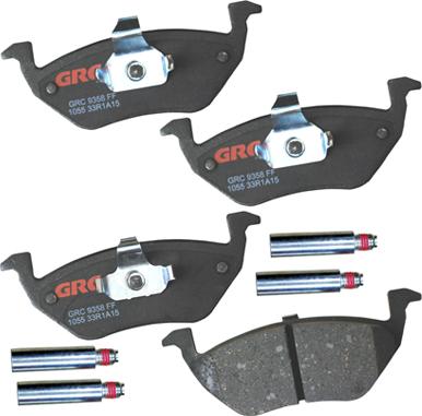 GRC GCD1055 - Kit de plaquettes de frein, frein à disque cwaw.fr