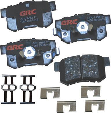 GRC GCD1086 - Kit de plaquettes de frein, frein à disque cwaw.fr