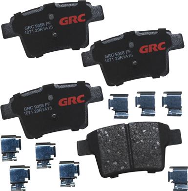 GRC GCD1071 - Kit de plaquettes de frein, frein à disque cwaw.fr