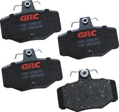 GRC GCD1187 - Kit de plaquettes de frein, frein à disque cwaw.fr