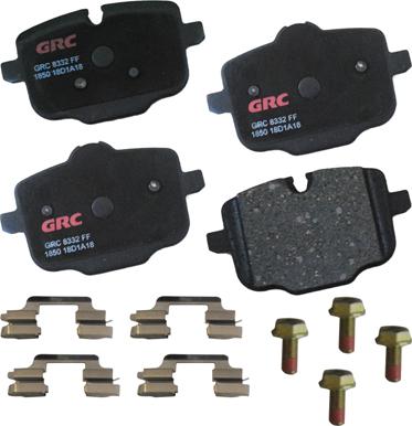 GRC GCD1850 - Kit de plaquettes de frein, frein à disque cwaw.fr