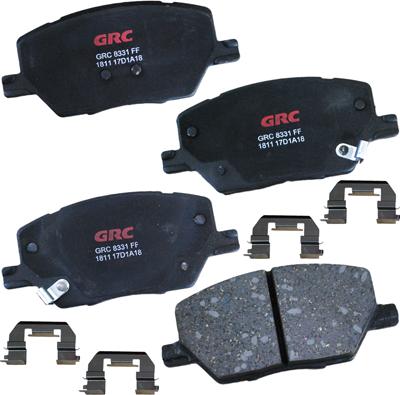 GRC GCD1811 - Kit de plaquettes de frein, frein à disque cwaw.fr