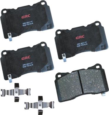 GRC GCD1836 - Kit de plaquettes de frein, frein à disque cwaw.fr