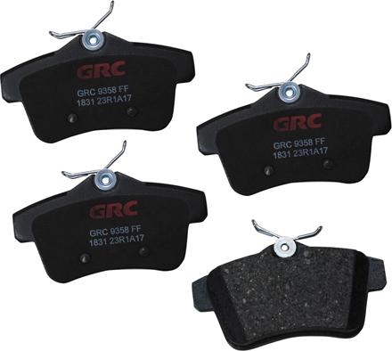 GRC GCD1831 - Kit de plaquettes de frein, frein à disque cwaw.fr