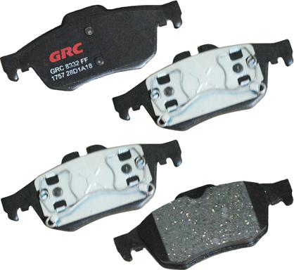 GRC GCD1757 - Kit de plaquettes de frein, frein à disque cwaw.fr