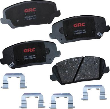 GRC GCD1735 - Kit de plaquettes de frein, frein à disque cwaw.fr