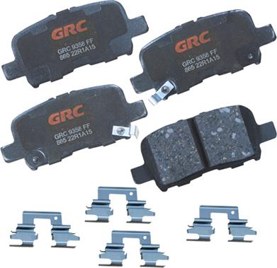 GRC GCD865 - Kit de plaquettes de frein, frein à disque cwaw.fr