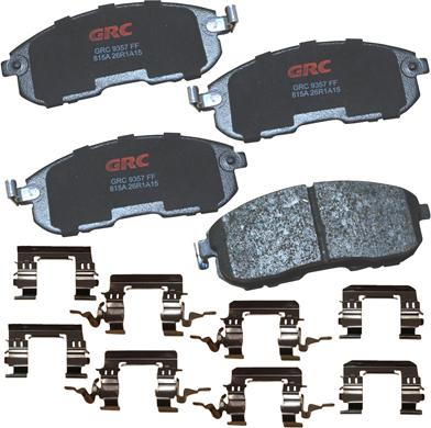 GRC GCD815A - Kit de plaquettes de frein, frein à disque cwaw.fr