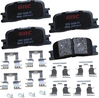 GRC GCD885A - Kit de plaquettes de frein, frein à disque cwaw.fr