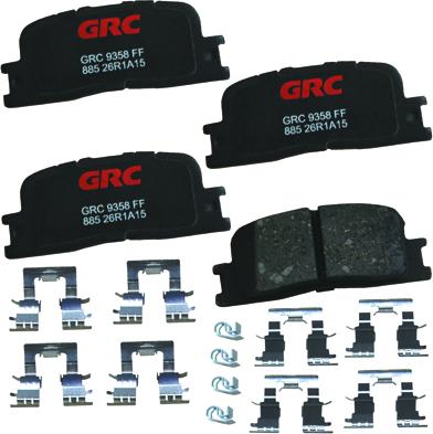 GRC GCD885 - Kit de plaquettes de frein, frein à disque cwaw.fr