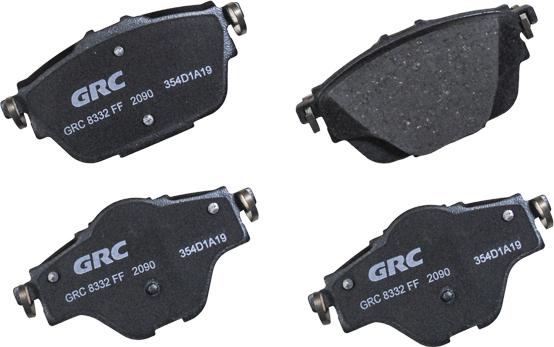 GRC GCD2090 - Kit de plaquettes de frein, frein à disque cwaw.fr