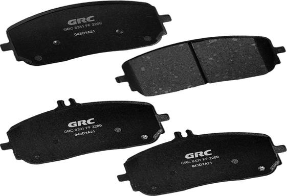 GRC GCD2209 - Kit de plaquettes de frein, frein à disque cwaw.fr