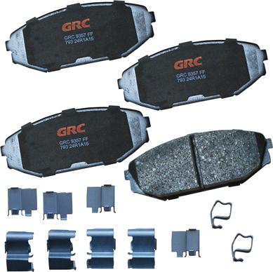 GRC GCD793 - Kit de plaquettes de frein, frein à disque cwaw.fr