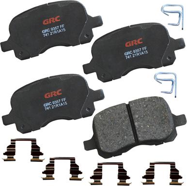 GRC GCD741 - Kit de plaquettes de frein, frein à disque cwaw.fr