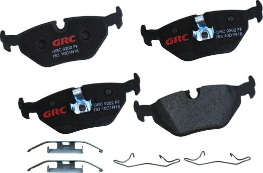 GRC GCD763 - Kit de plaquettes de frein, frein à disque cwaw.fr