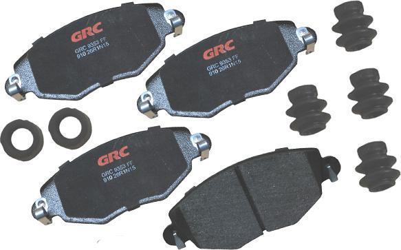 GRC GMD910 - Kit de plaquettes de frein, frein à disque cwaw.fr