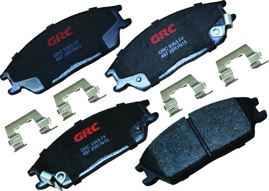 GRC GMD497 - Kit de plaquettes de frein, frein à disque cwaw.fr