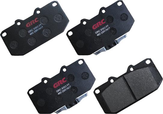 GRC GMD460 - Kit de plaquettes de frein, frein à disque cwaw.fr