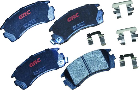 GRC GMD509 - Kit de plaquettes de frein, frein à disque cwaw.fr