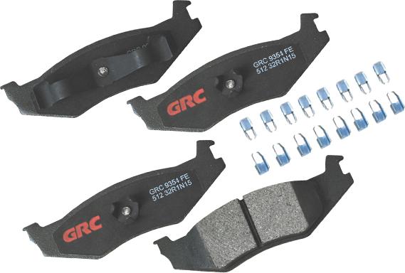 GRC GMD512 - Kit de plaquettes de frein, frein à disque cwaw.fr