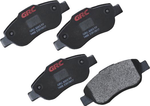 GRC GMD1488 - Kit de plaquettes de frein, frein à disque cwaw.fr