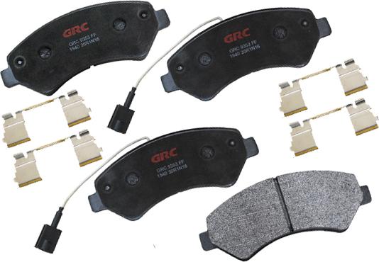 GRC GMD1540 - Kit de plaquettes de frein, frein à disque cwaw.fr